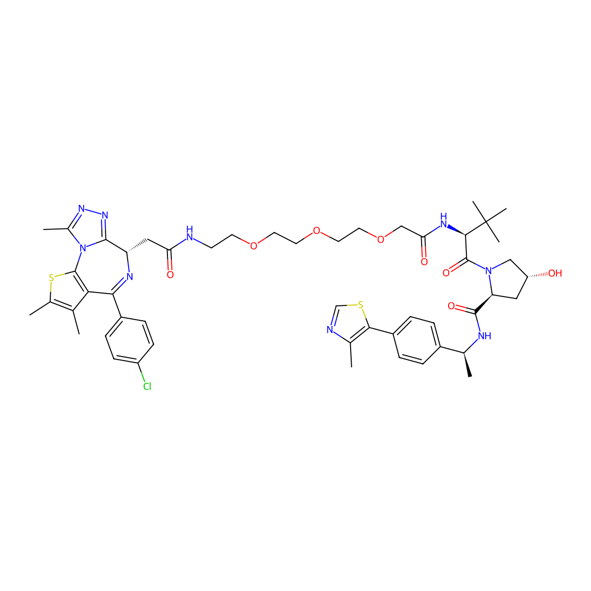 PROTAC BRD4 Degrader-5 molecular structure, CAS 2409538-70-9