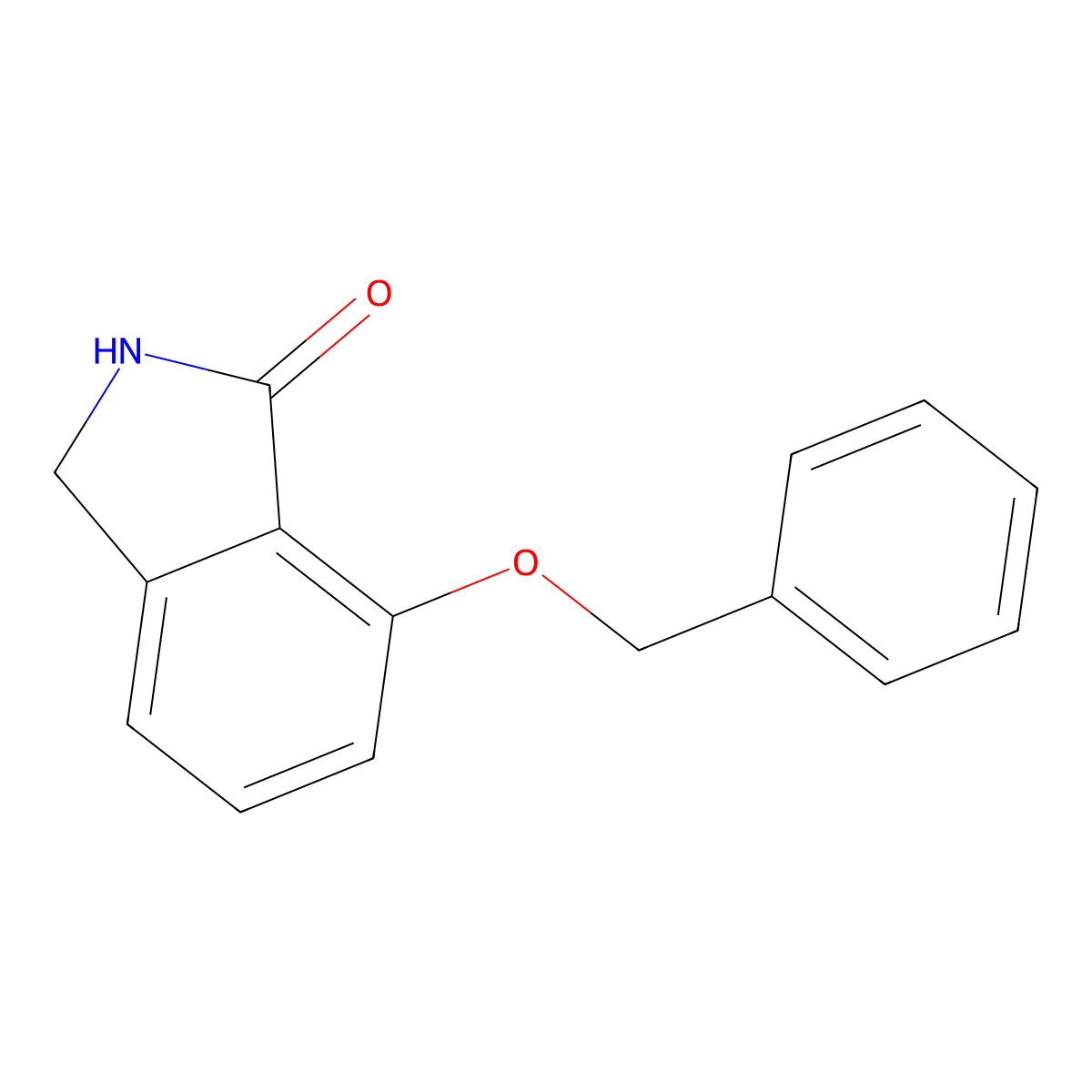 7-(Benzyloxy)-2,3-dihydroisoindol-1-one molecular structure, CAS 2409597-18-6
