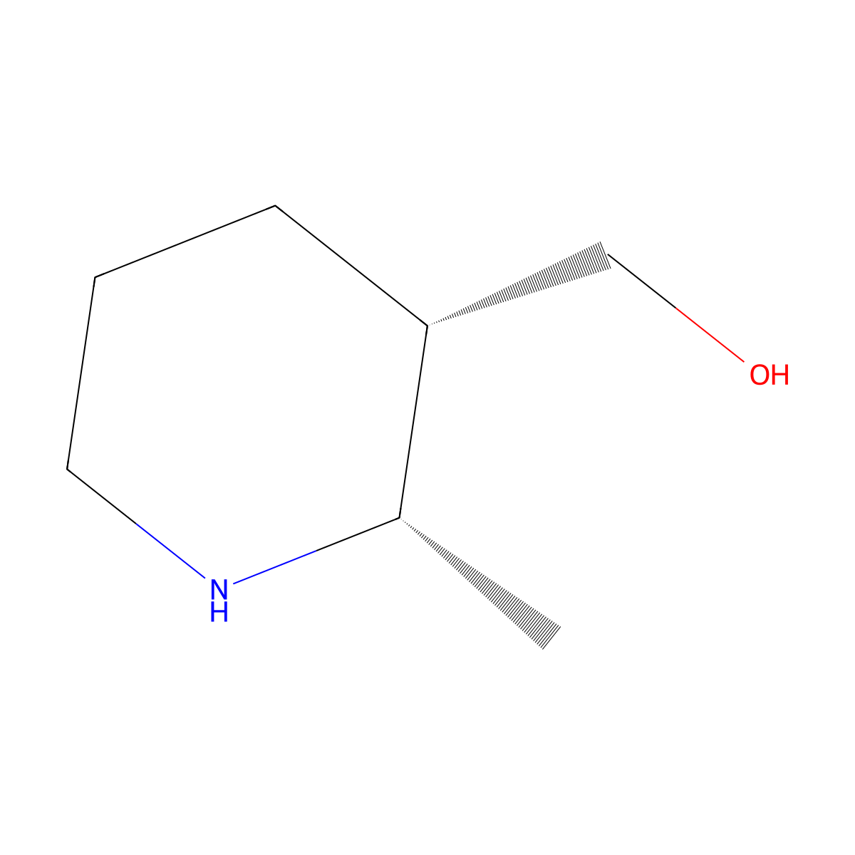 [(2S,3S)-2-methylpiperidin-3-yl]methanol molecular structure, CAS 2409674-20-8