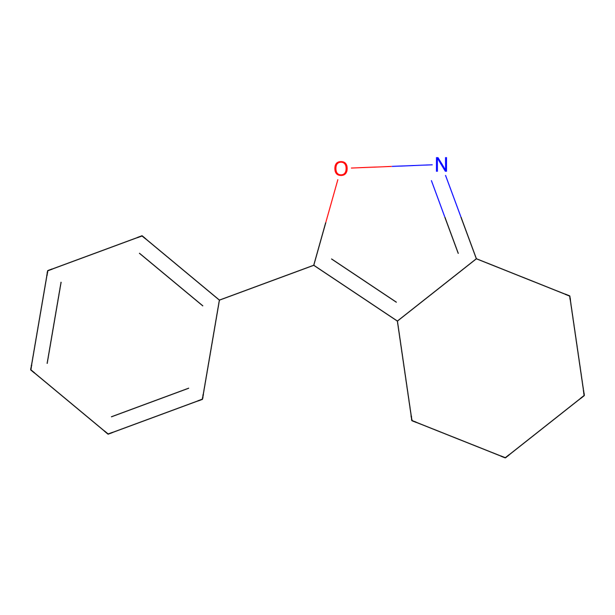 3-Phenyl-4,5,6,7-tetrahydro-2,1-benzisoxazole molecular structure, CAS 24097-27-6