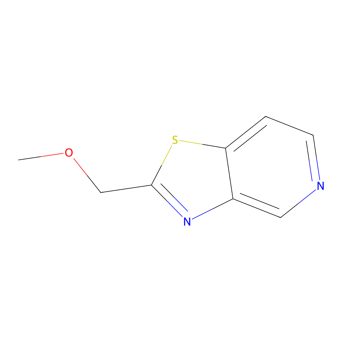 2-(Methoxymethyl)thiazolo[4,5-c]pyridine molecular structure, CAS 2409835-61-4