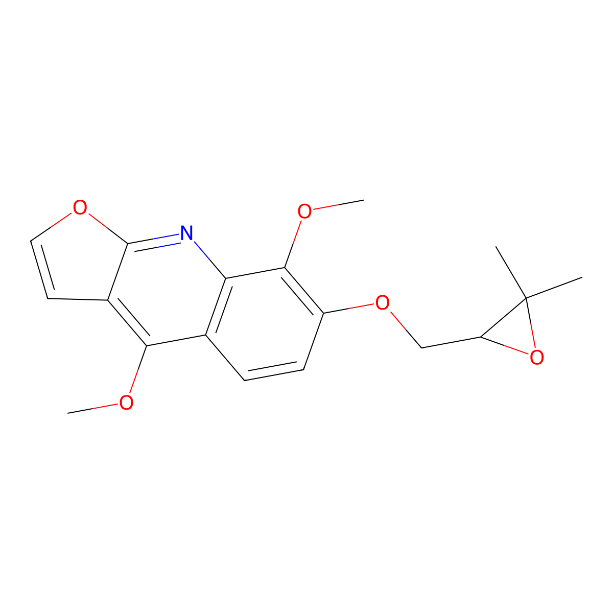 Anhydroevoxine molecular structure, CAS 24099-25-0