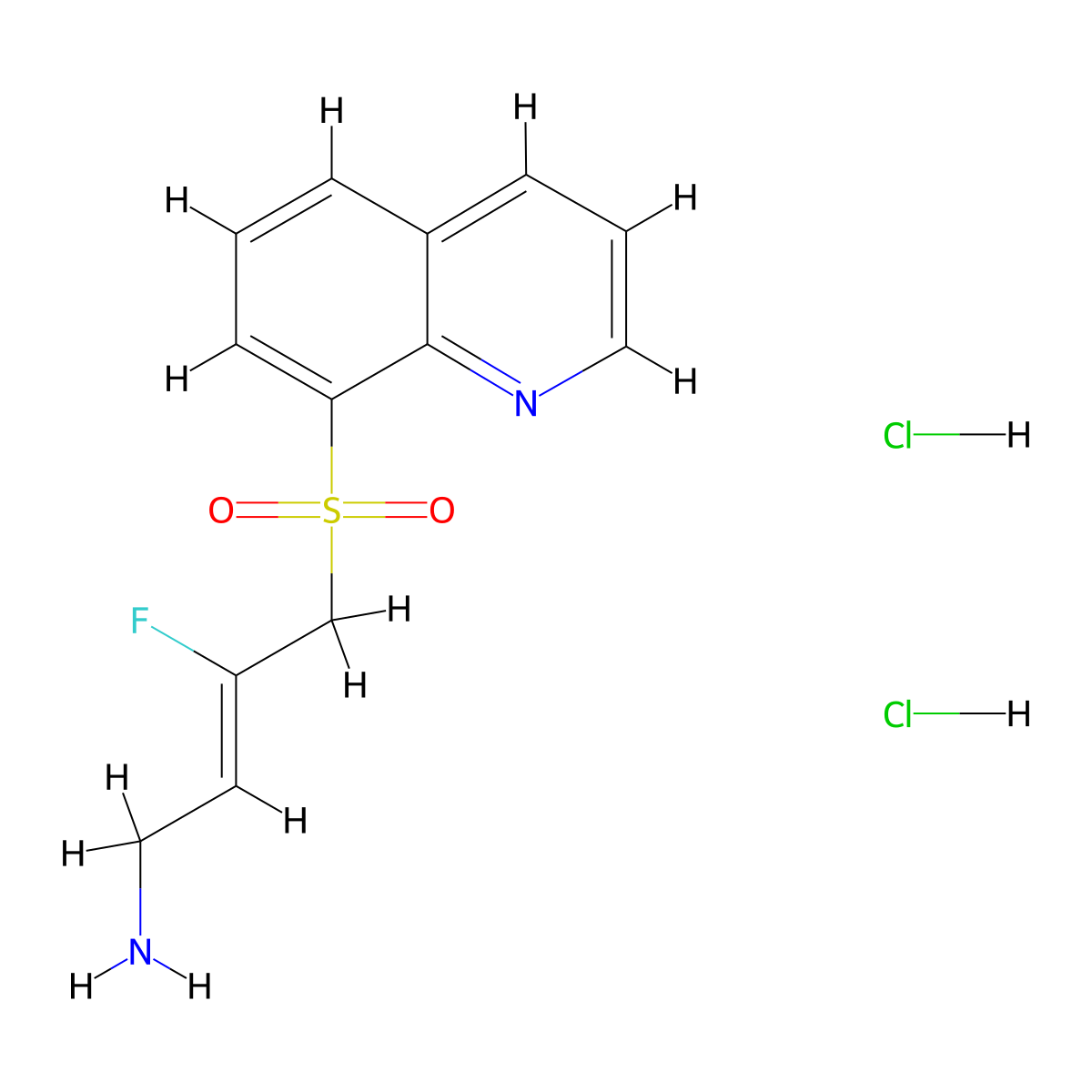 LOX-IN-3 dihydrochloride molecular structure, CAS 2409964-23-2