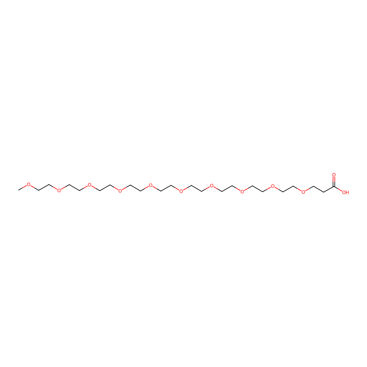 m-PEG10-acid molecular structure, CAS 2409969-94-2