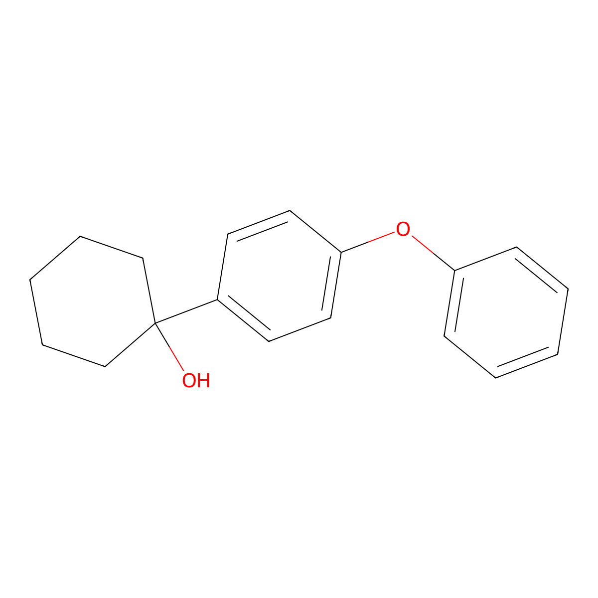 1-(4-Phenoxyphenyl)cyclohexanol molecular structure, CAS 2410095-77-9