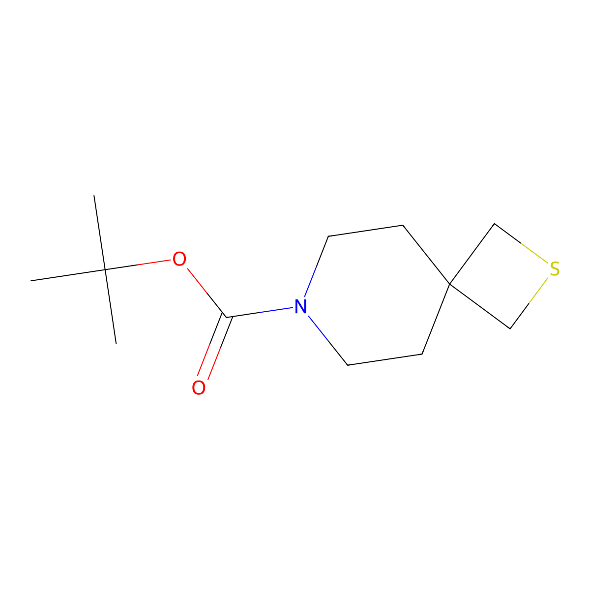tert-Butyl 2-thia-7-azaspiro[3.5]nonane-7-carboxylate molecular structure, CAS 2410229-99-9