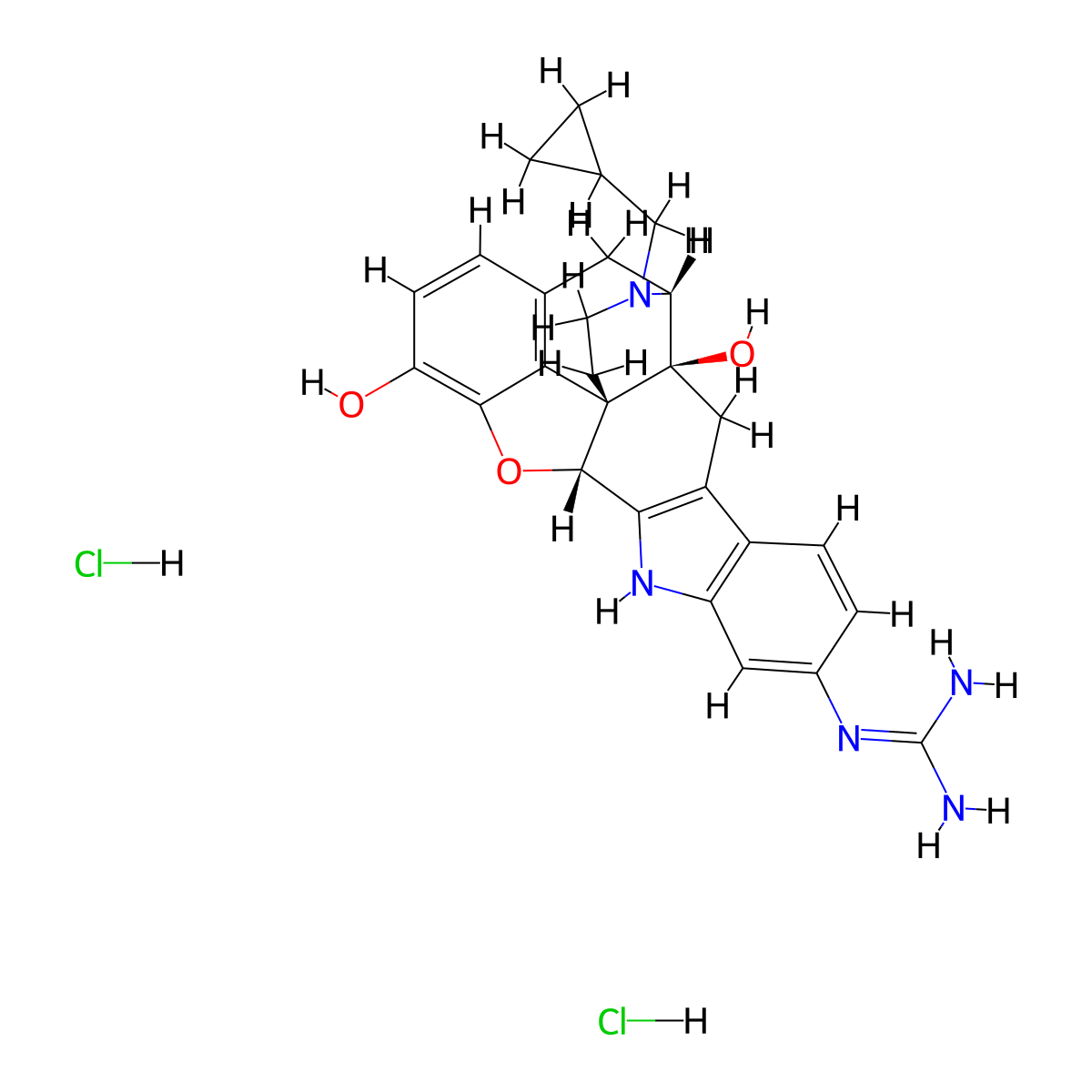 6'-GNTI dihydrochloride molecular structure, CAS 2410327-94-3