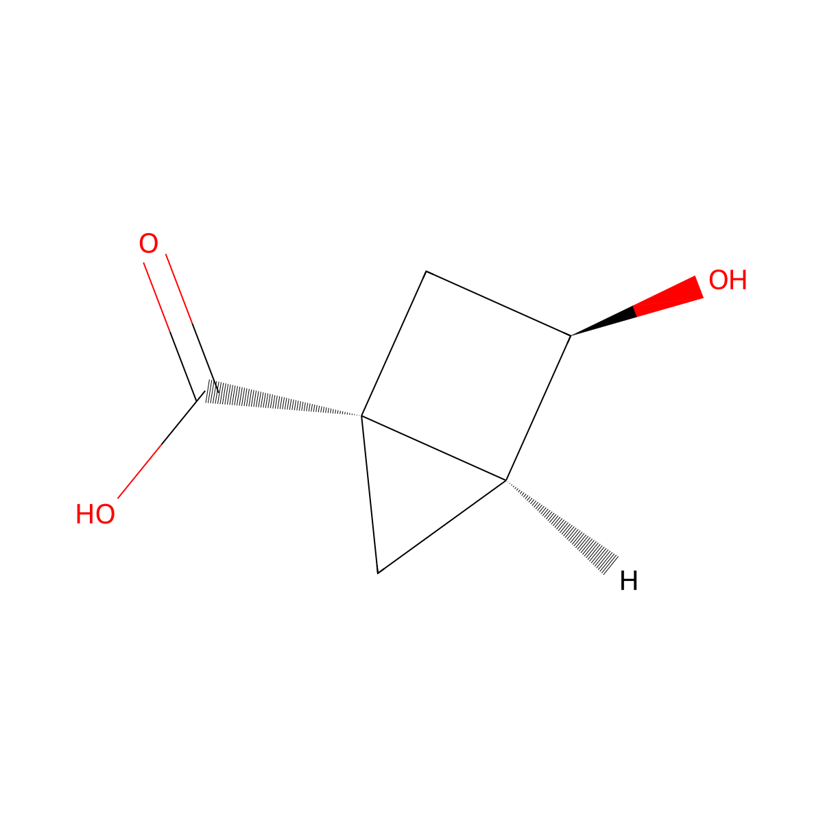 (1R,3R,4S)-3-Hydroxybicyclo[2.1.0]pentane-1-carboxylic acid molecular structure, CAS 2410594-78-2