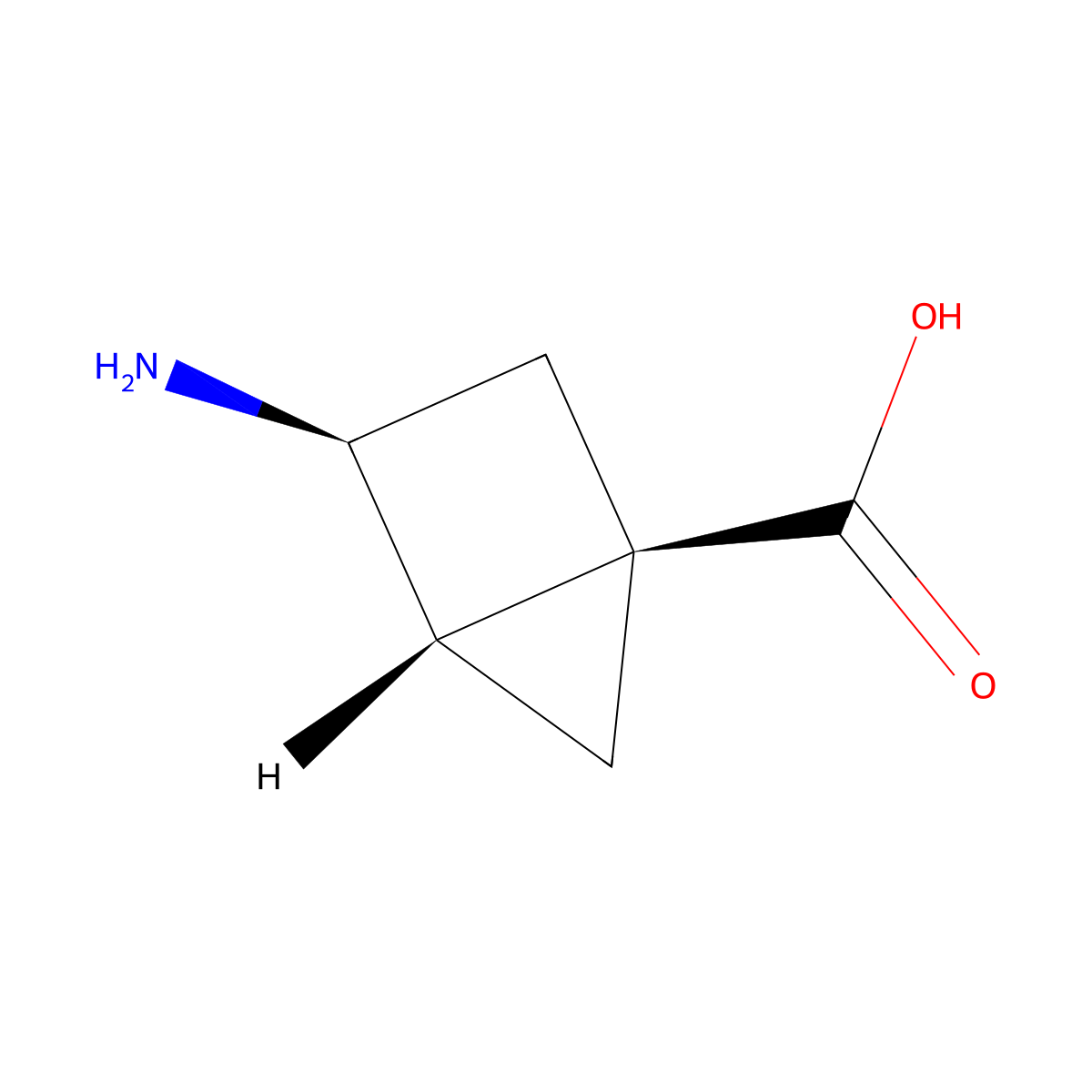 (1R,3S,4S)-3-aminobicyclo[2.1.0]pentane-1-carboxylic acid molecular structure, CAS 2410594-87-3