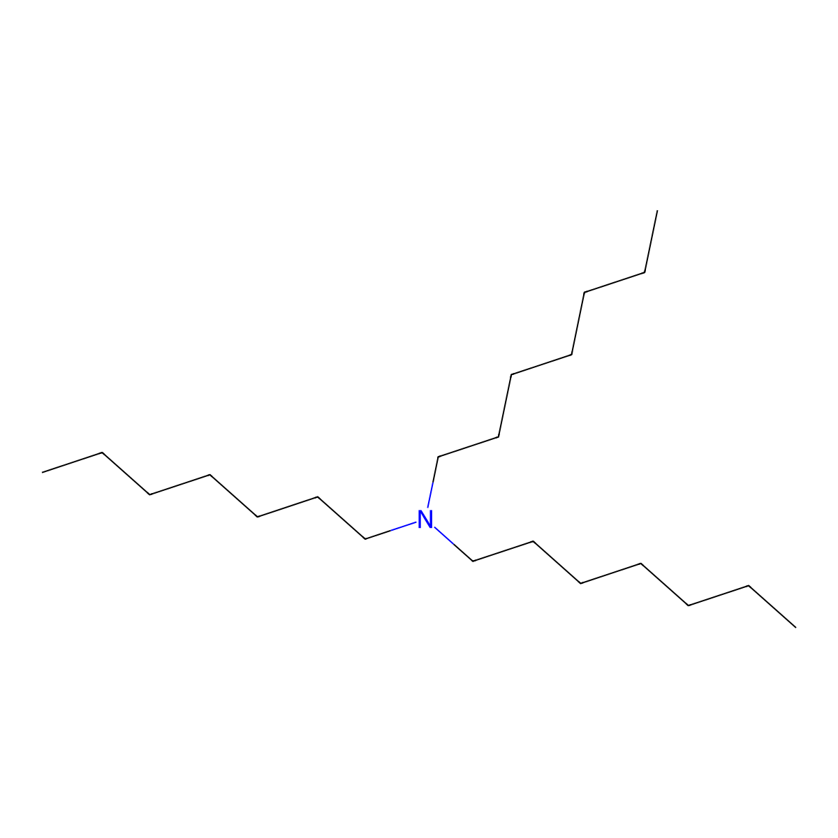 1-Heptanamine, N,N-diheptyl- molecular structure, CAS 2411-36-1