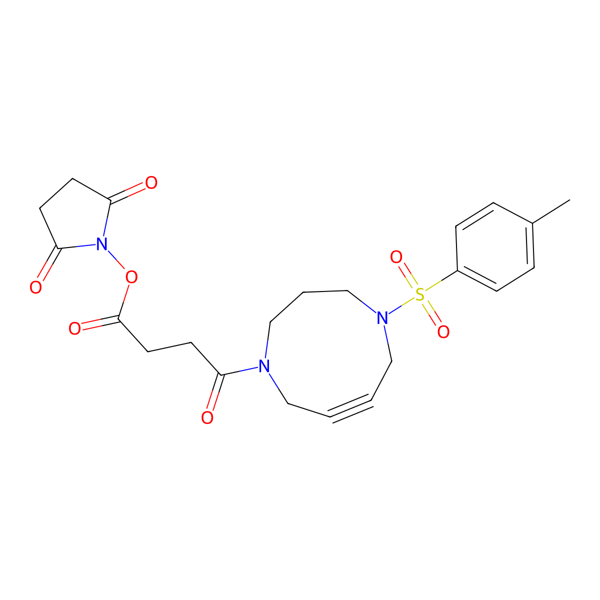 DACN(Tos,Suc-NHS) molecular structure, CAS 2411082-26-1