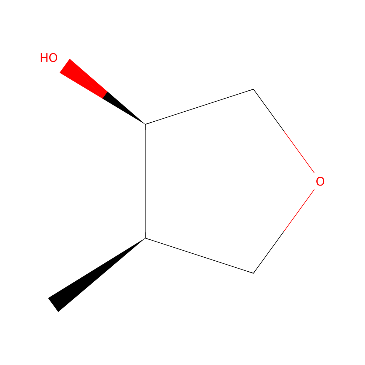 rac-(3R,4R)-4-methyloxolan-3-ol molecular structure, CAS 2411104-30-6