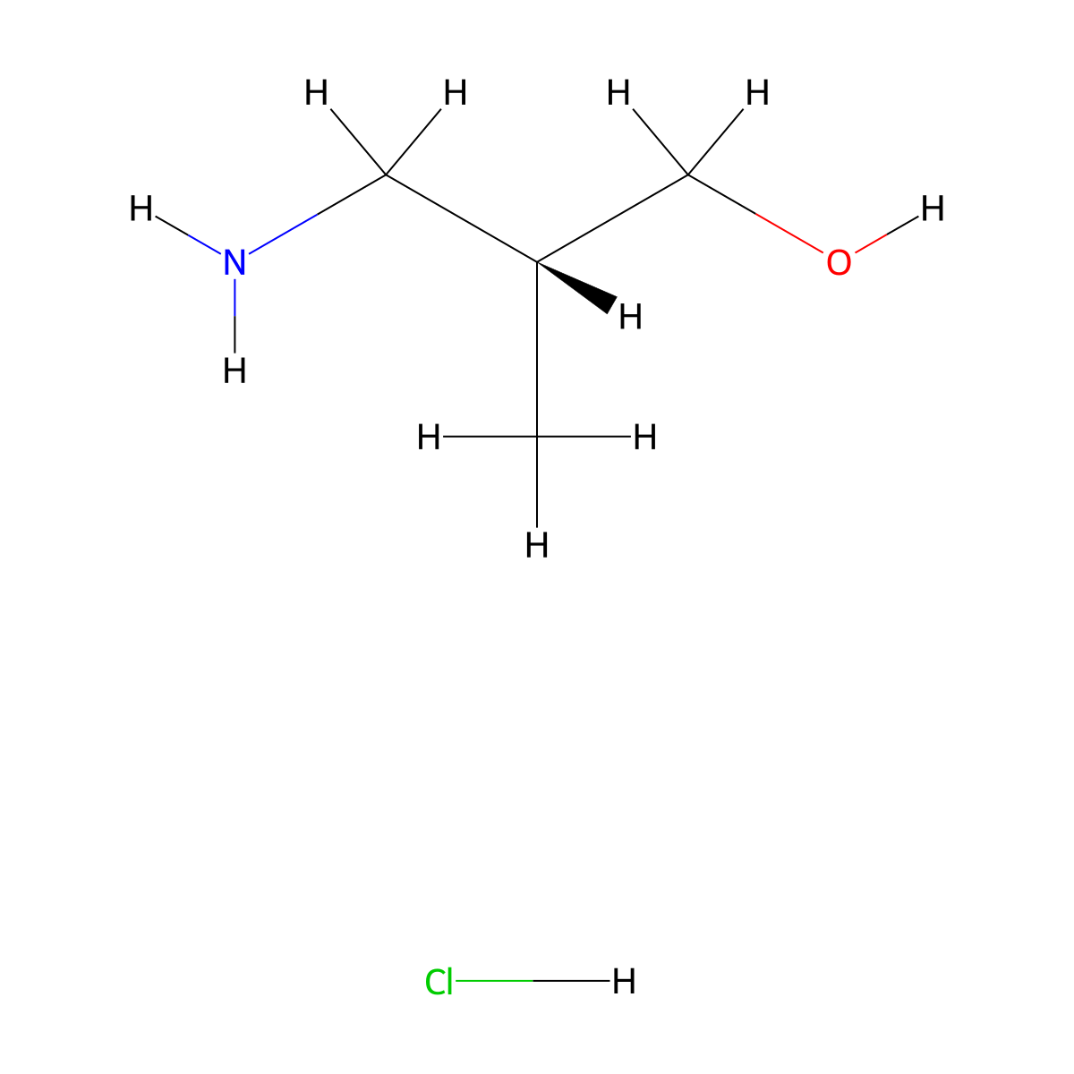 (2R)-3-amino-2-methylpropan-1-ol hydrochloride molecular structure, CAS 2411114-46-8