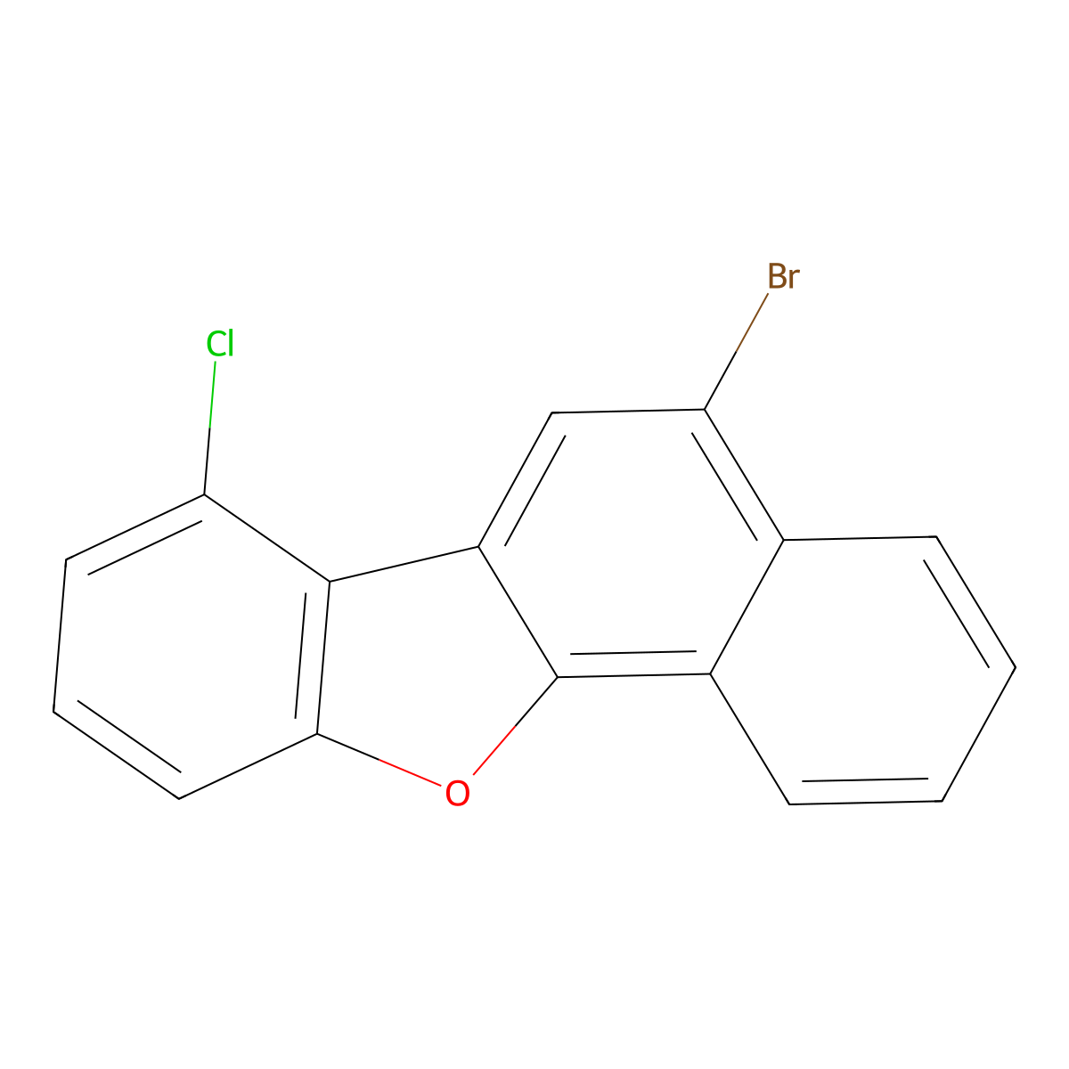 5-Bromo-7-chlorobenzo[b]naphtho[2,1-d]furan molecular structure, CAS 2411141-57-4