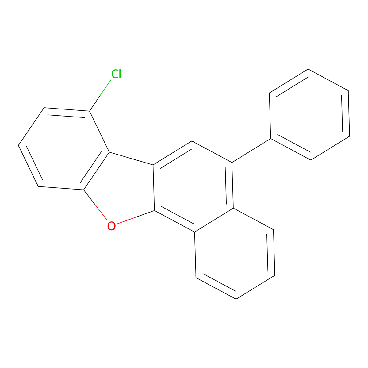 7-Chloro-5-phenylnaphtho[1,2-b]benzofuran molecular structure, CAS 2411141-58-5