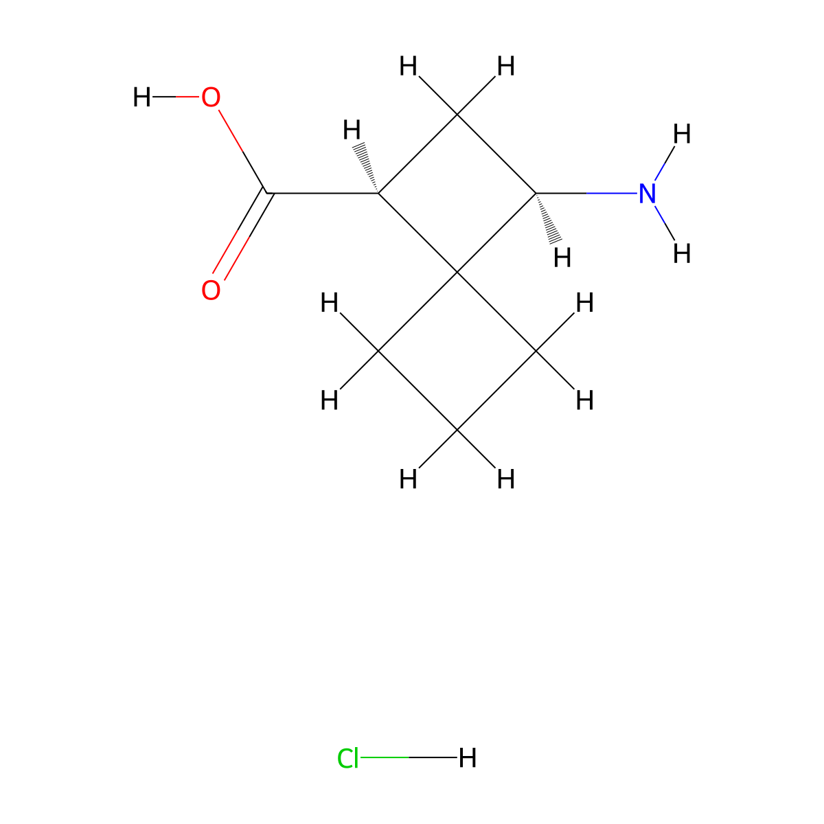 (1S,3R)-3-Aminospiro[3.3]heptane-1-carboxylic acid hydrochloride molecular structure, CAS 2411179-22-9