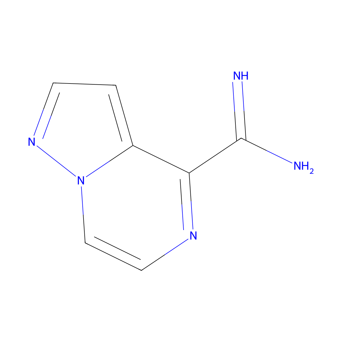 Pyrazolo[1,5-a]pyrazine-4-carboximidamide molecular structure, CAS 2411195-35-0