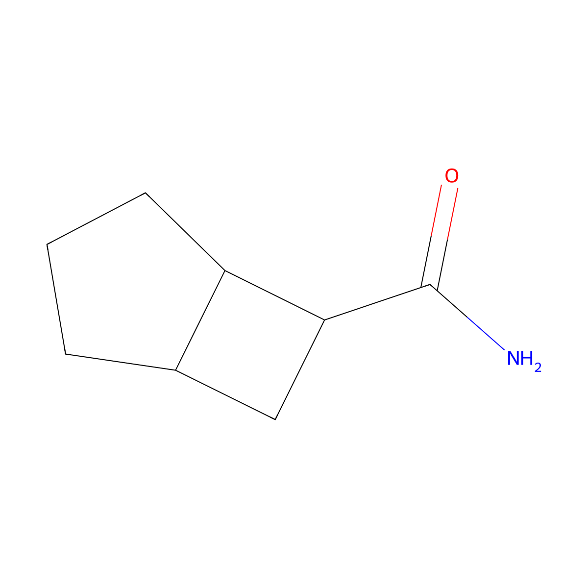 Bicyclo[3.2.0]heptane-6-carboxamide molecular structure, CAS 24112-84-3