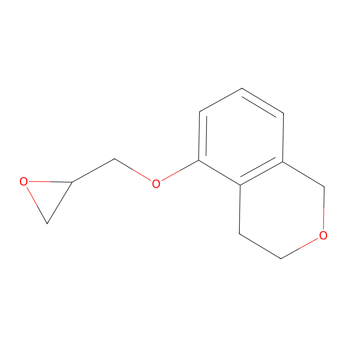 5-[(oxiran-2-yl)methoxy]-3,4-dihydro-1H-2-benzopyran molecular structure, CAS 2411237-81-3