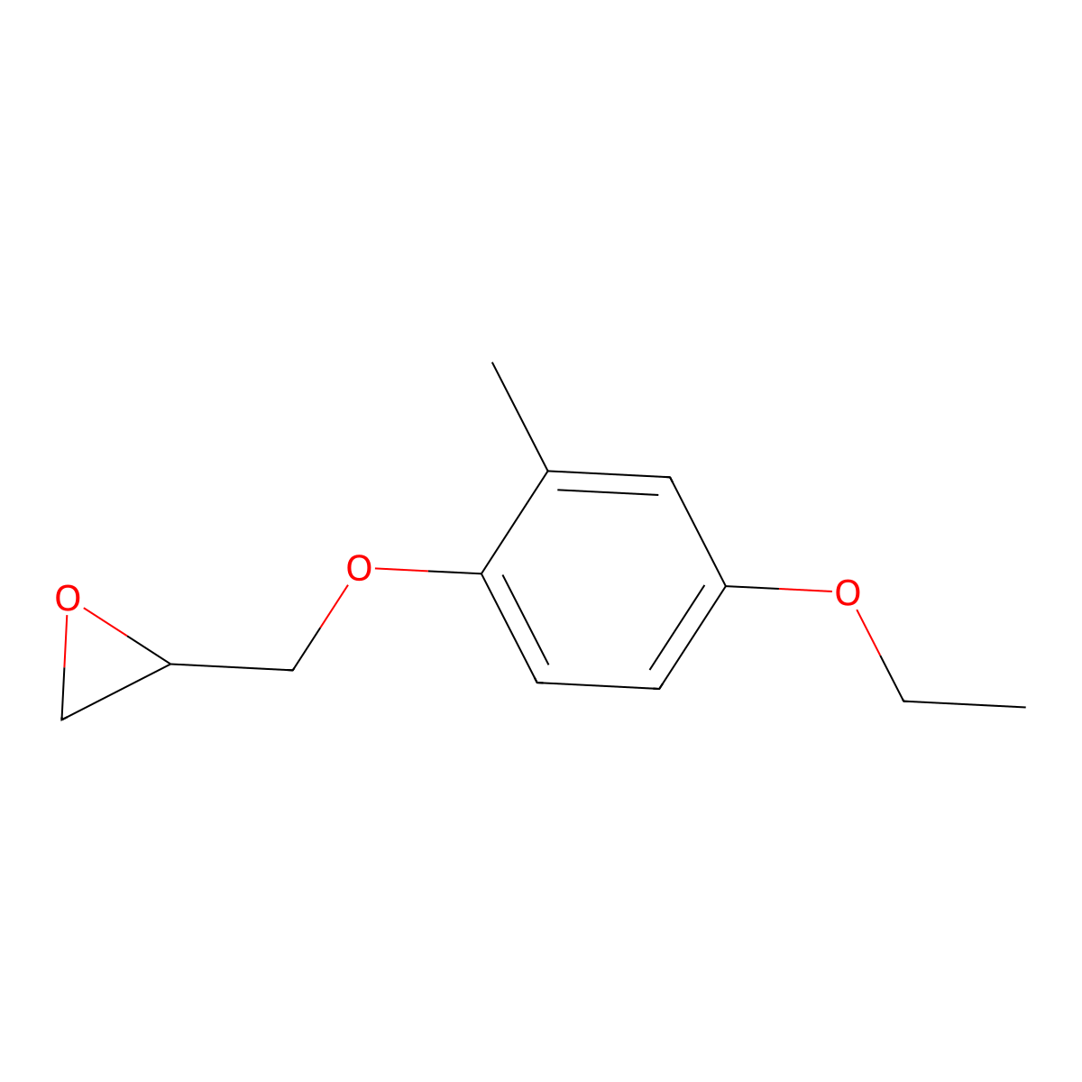 2-[(4-Ethoxy-2-methylphenoxy)methyl]oxirane molecular structure, CAS 2411242-30-1