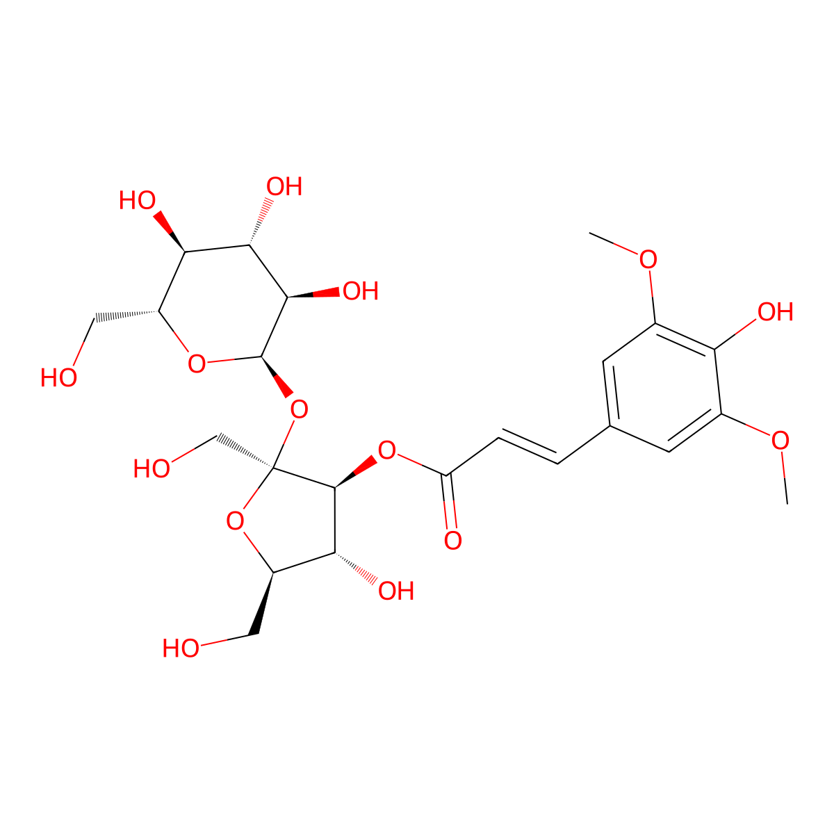 Sibiricose A6 molecular structure, CAS 241125-75-7