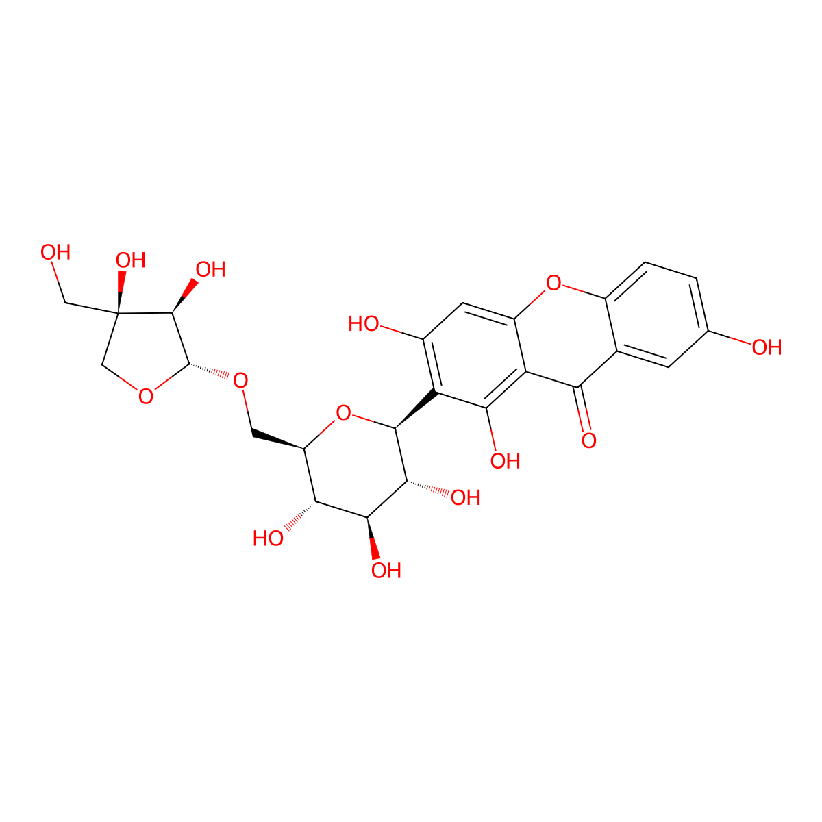 Sibiricaxanthone A molecular structure, CAS 241125-76-8