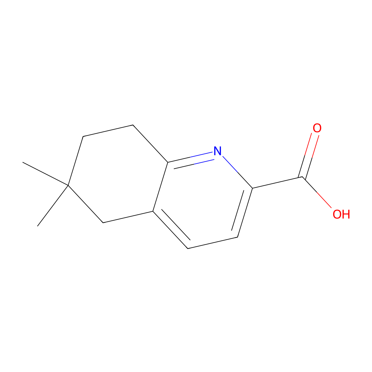 6,6-Dimethyl-7,8-dihydro-5H-quinoline-2-carboxylic acid molecular structure, CAS 2411256-41-0