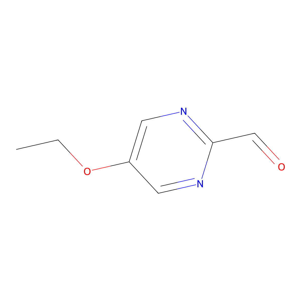5-Ethoxypyrimidine-2-carbaldehyde molecular structure, CAS 2411260-18-7