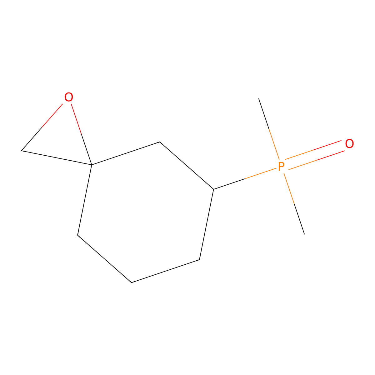 5-Dimethylphosphoryl-1-oxaspiro[2.5]octane molecular structure, CAS 2411263-46-0