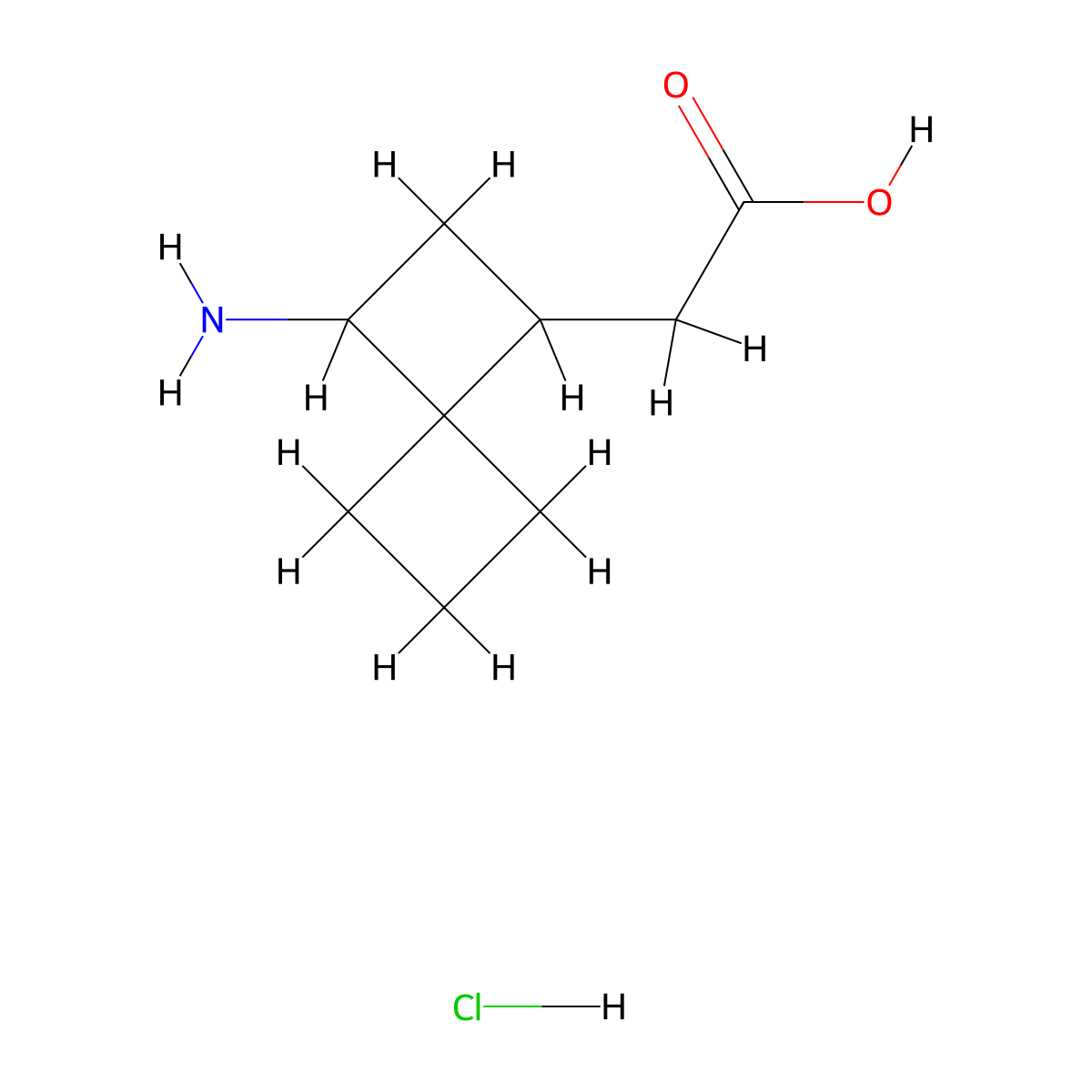 2-{3-aminospiro[3.3]heptan-1-yl}acetic acid hydrochloride, Mixture of diastereomers molecular structure, CAS 2411271-18-4