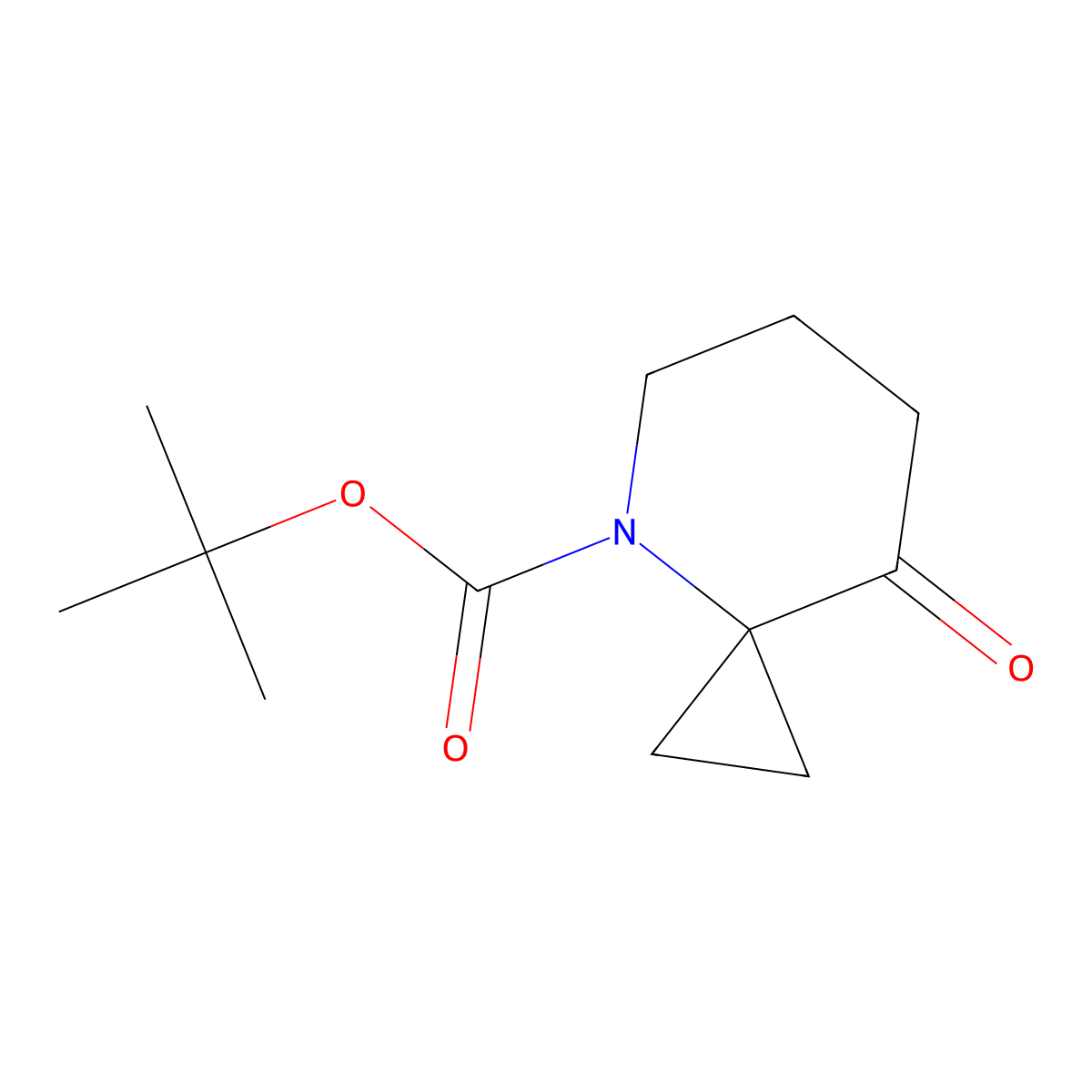 Tert-butyl 8-oxo-4-azaspiro[2.5]octane-4-carboxylate molecular structure, CAS 2411276-75-8