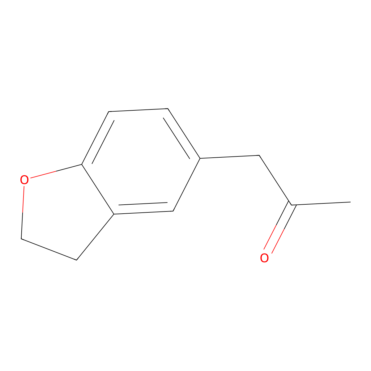 1-(2,3-Dihydrobenzofuran-5-yl)propan-2-one molecular structure, CAS 241134-26-9