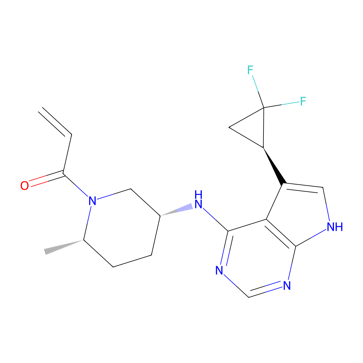 Modzatinib molecular structure, CAS 2411407-25-3
