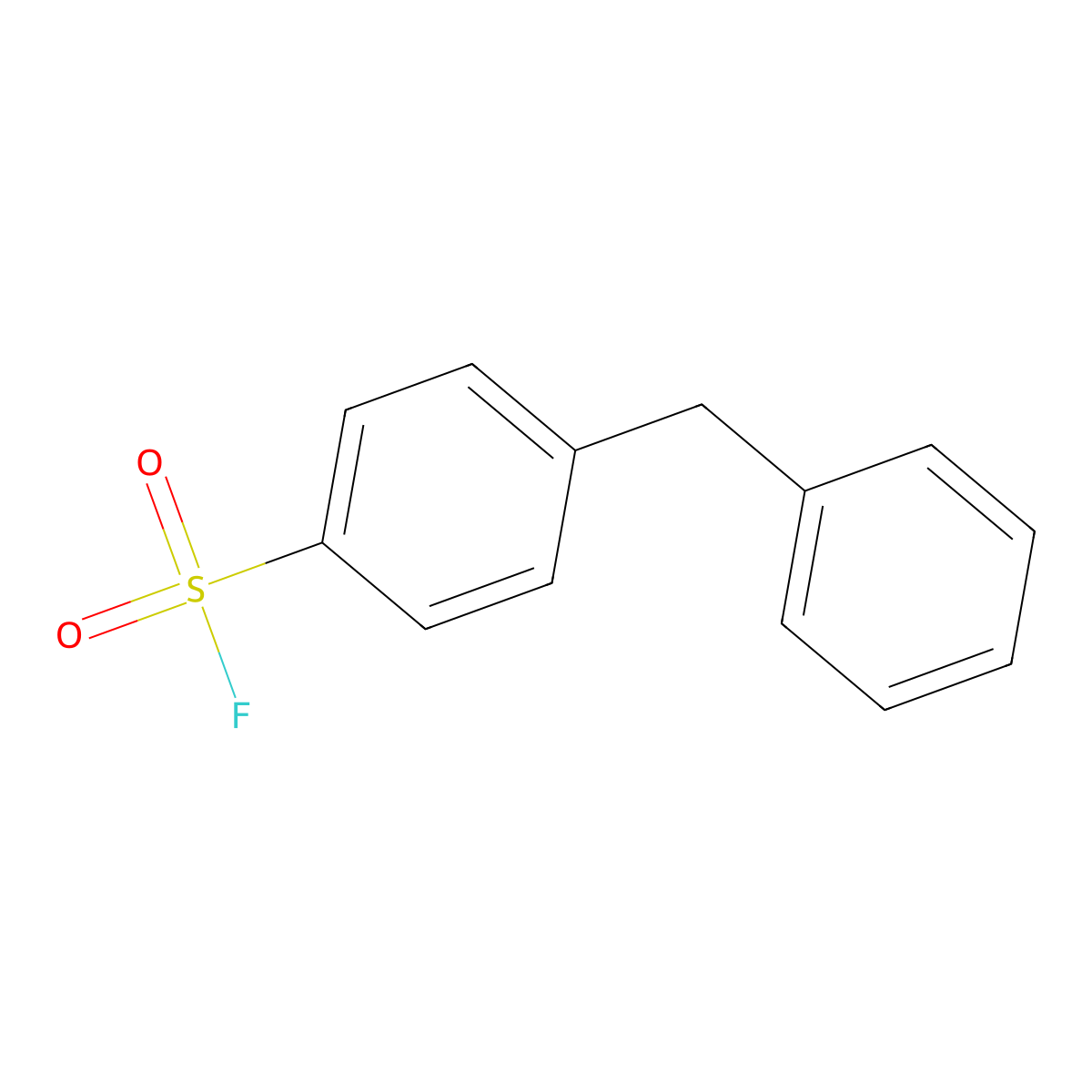 4-Benzylbenzene-1-sulfonyl fluoride molecular structure, CAS 2411548-80-4