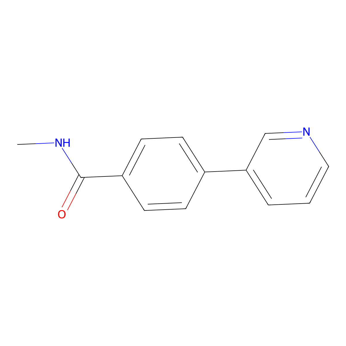 N-methyl-4-(pyridin-3-yl)benzamide molecular structure, CAS 2411561-38-9