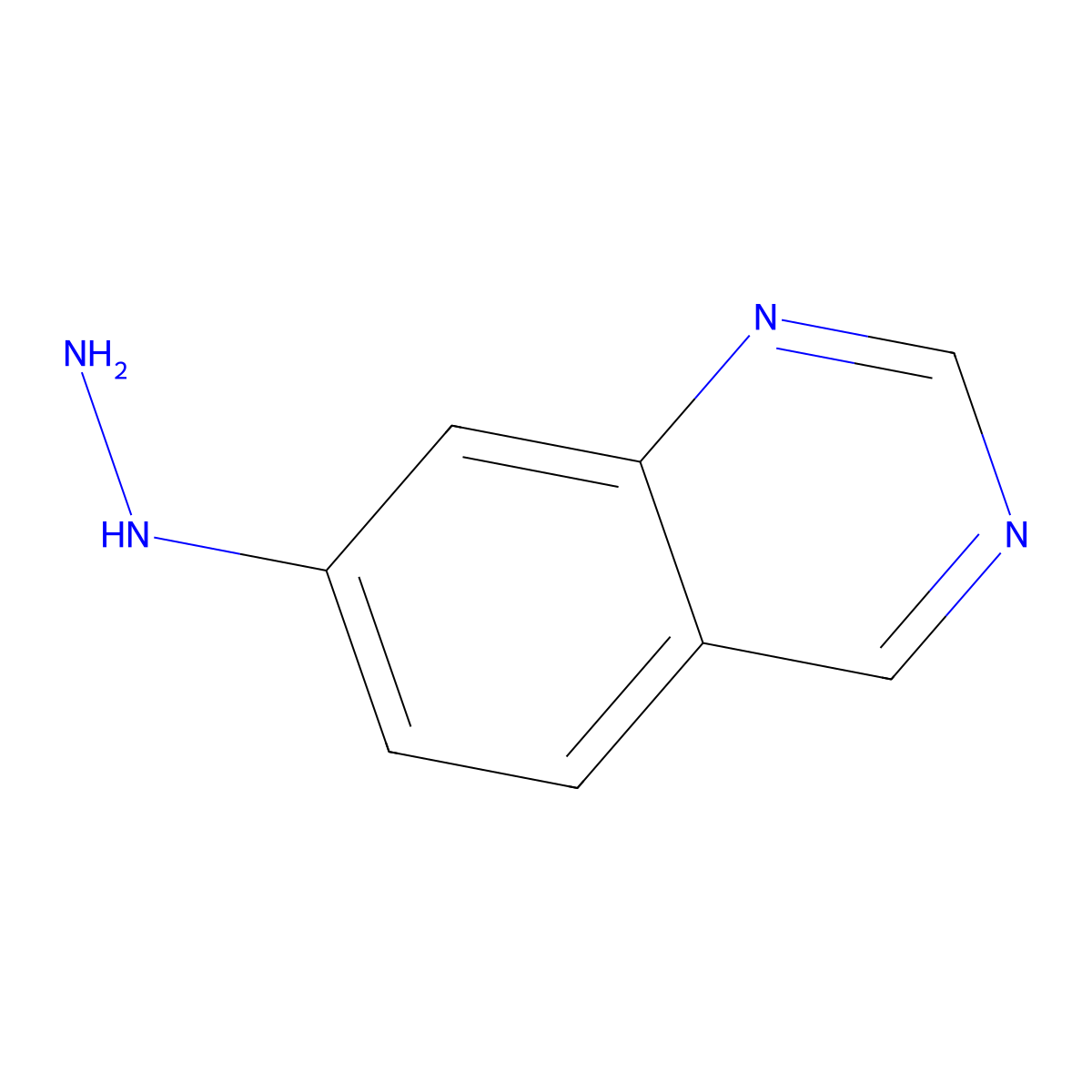 7-hydrazinylQuinazoline molecular structure, CAS 2411635-83-9