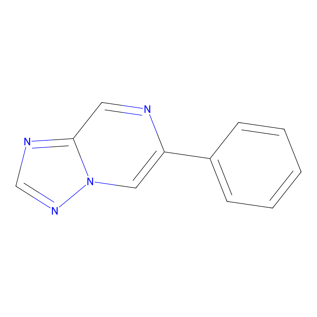 6-Phenyl-[1,2,4]triazolo[1,5-a]pyrazine molecular structure, CAS 2411638-42-9