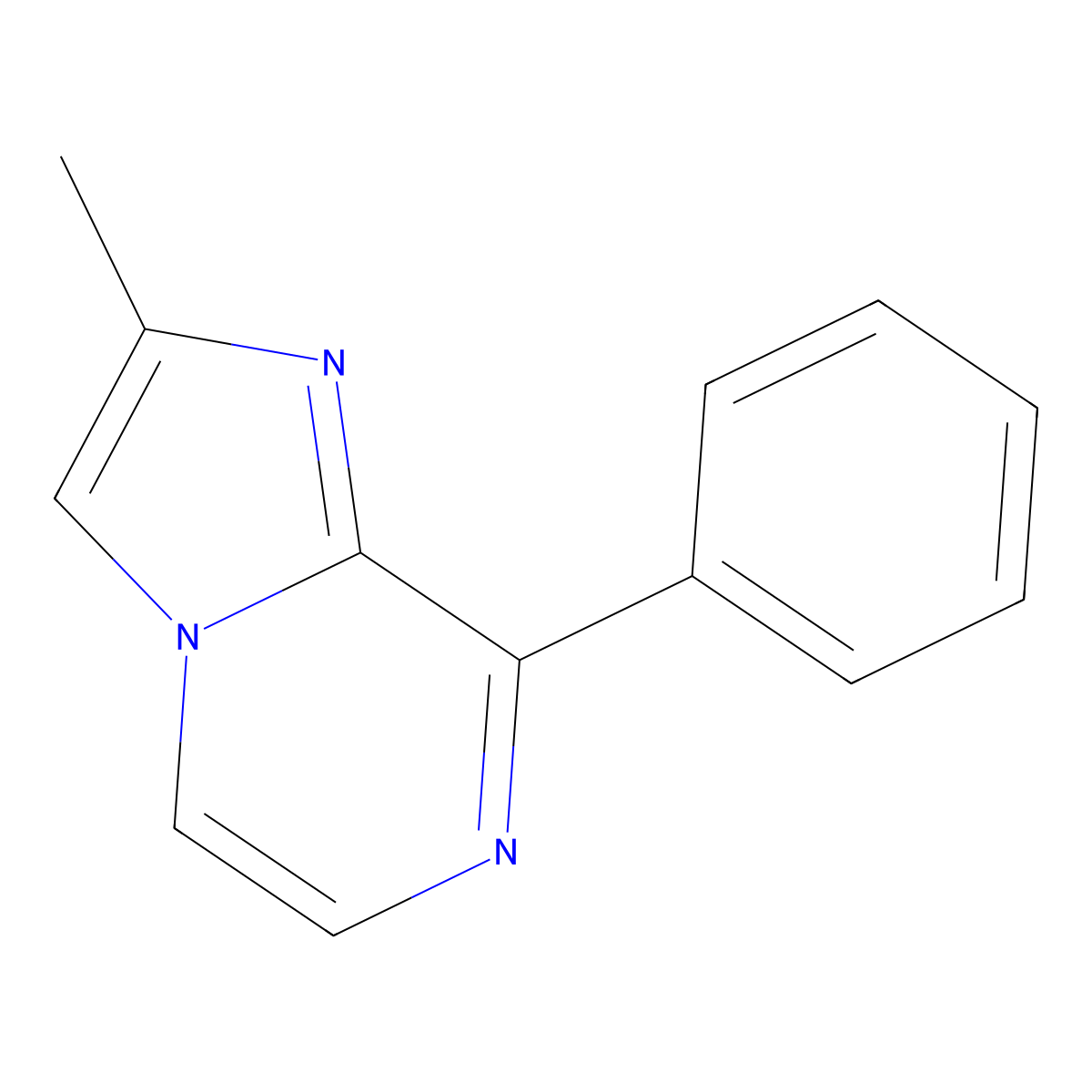 2-Methyl-8-phenylimidazo[1,2-a]pyrazine molecular structure, CAS 2411639-37-5