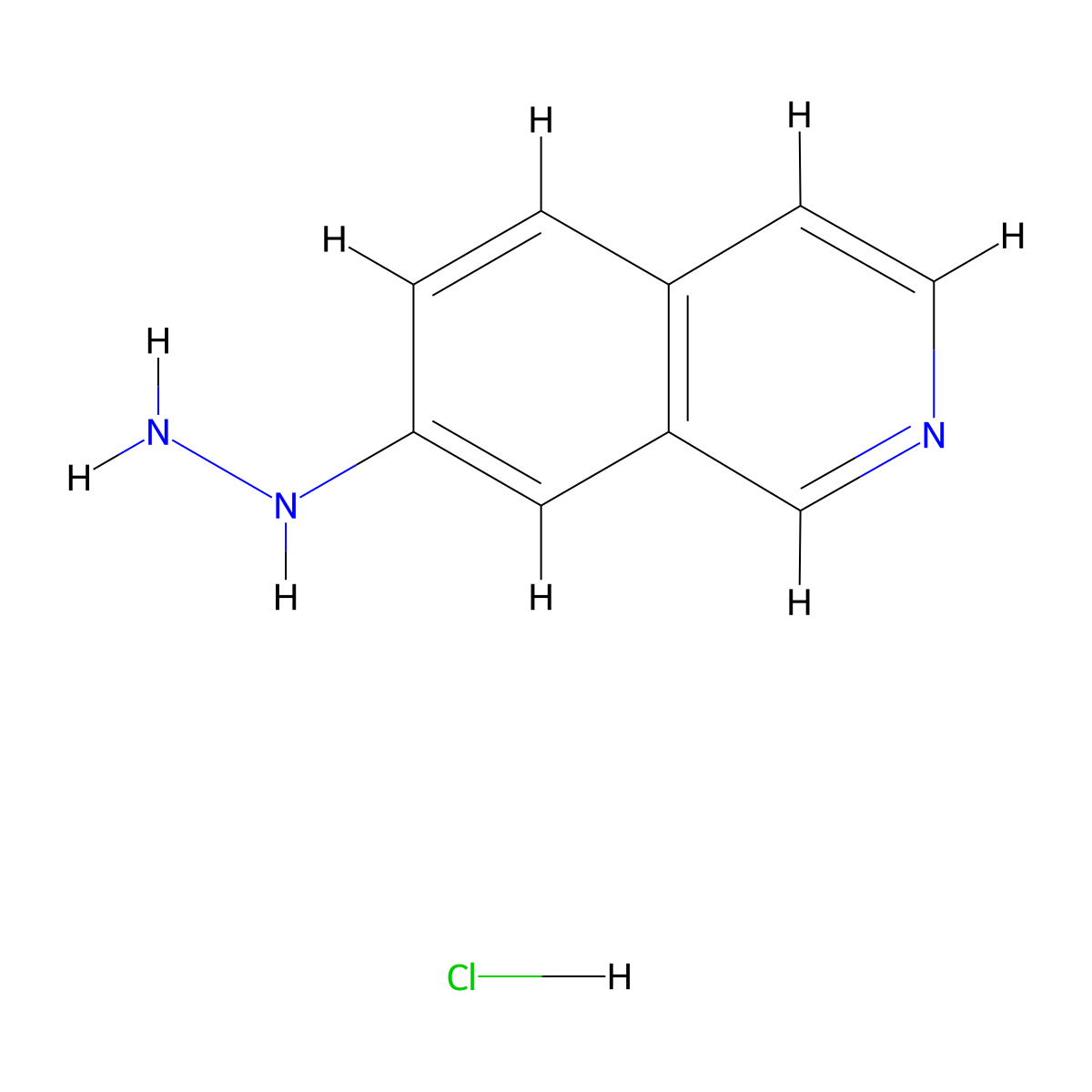 7-Hydrazinylisoquinoline hydrochloride molecular structure, CAS 2411640-14-5