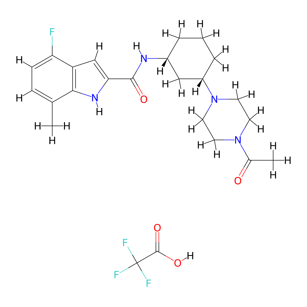 Setd2-IN-1 tfa molecular structure, CAS 2411759-92-5