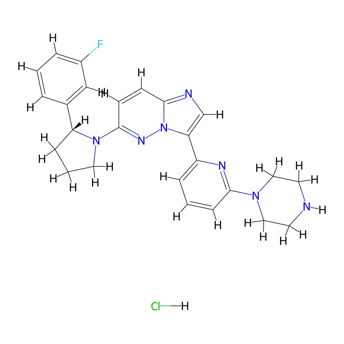 GNF-8625 monopyridin-N-piperazine hydrochloride molecular structure, CAS 2412055-62-8