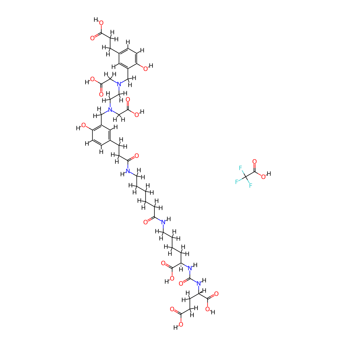 PSMA-11 (TFA salt) molecular structure, CAS 2412149-32-5