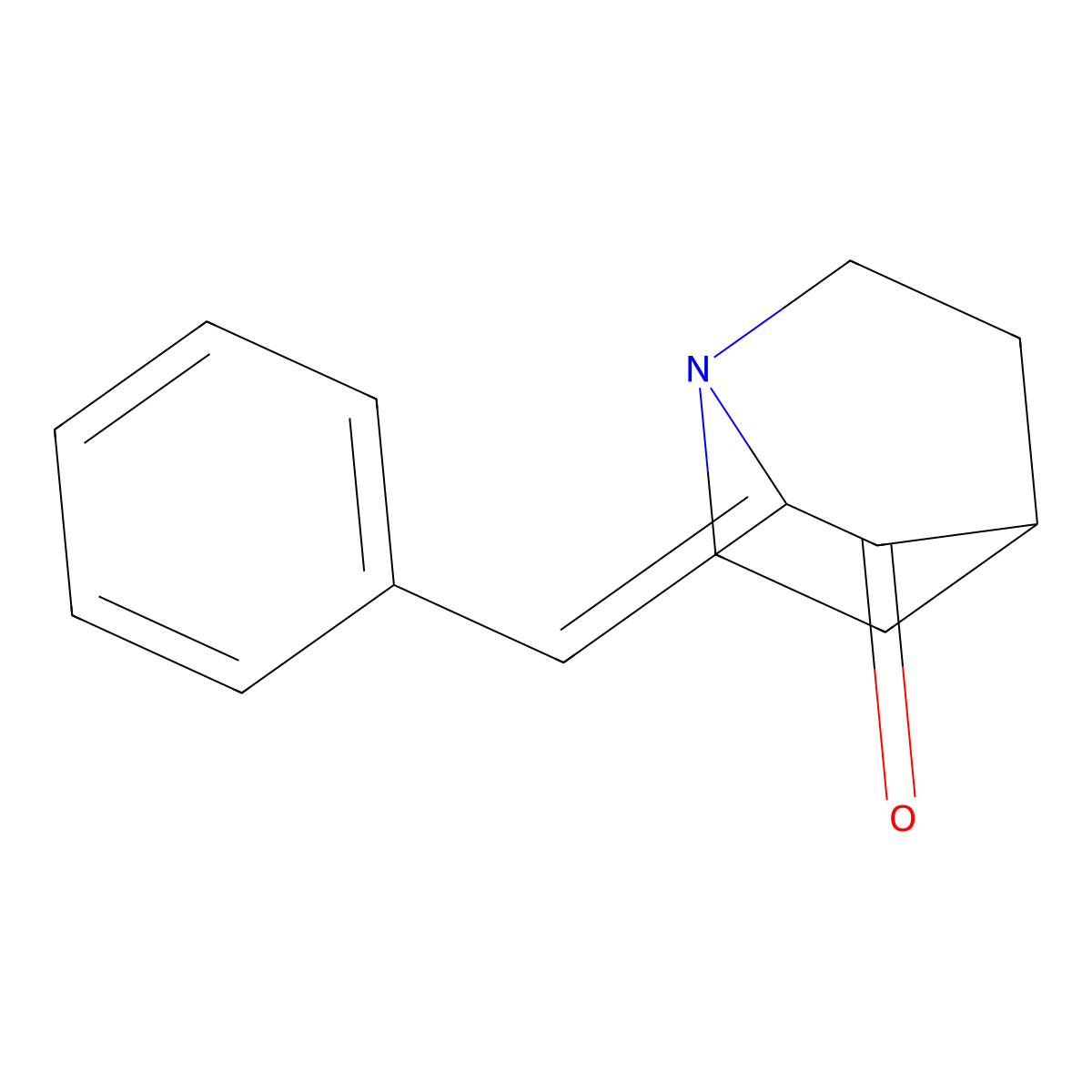 2-Benzylidene-3-quinuclidinone molecular structure, CAS 24123-89-5