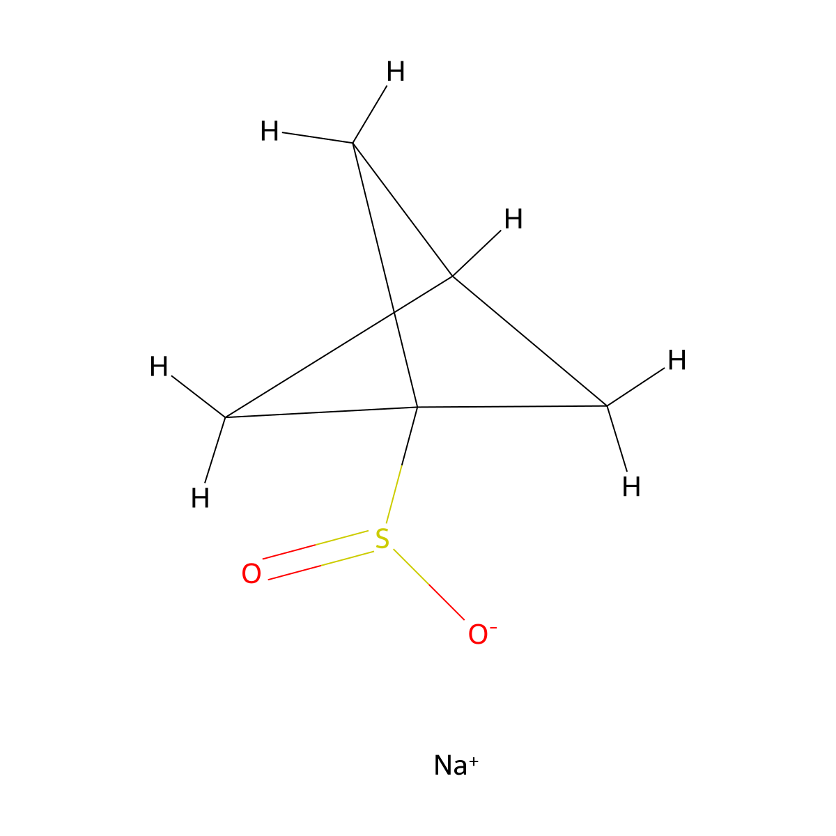 Sodium bicyclo(1.1.1)pentane-1-sulfinate molecular structure, CAS 2413074-44-7