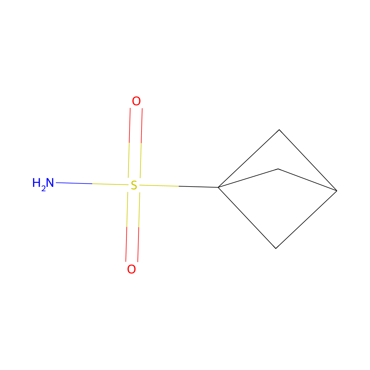 Bicyclo[1.1.1]pentane-1-sulfonamide molecular structure, CAS 2413074-53-8