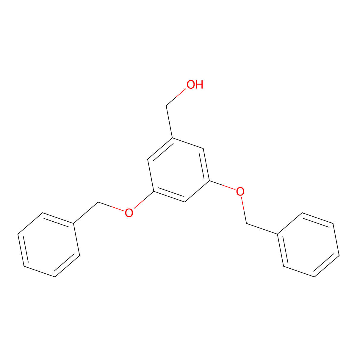 3,5-Dibenzyloxybenzyl alcohol molecular structure, CAS 24131-31-5