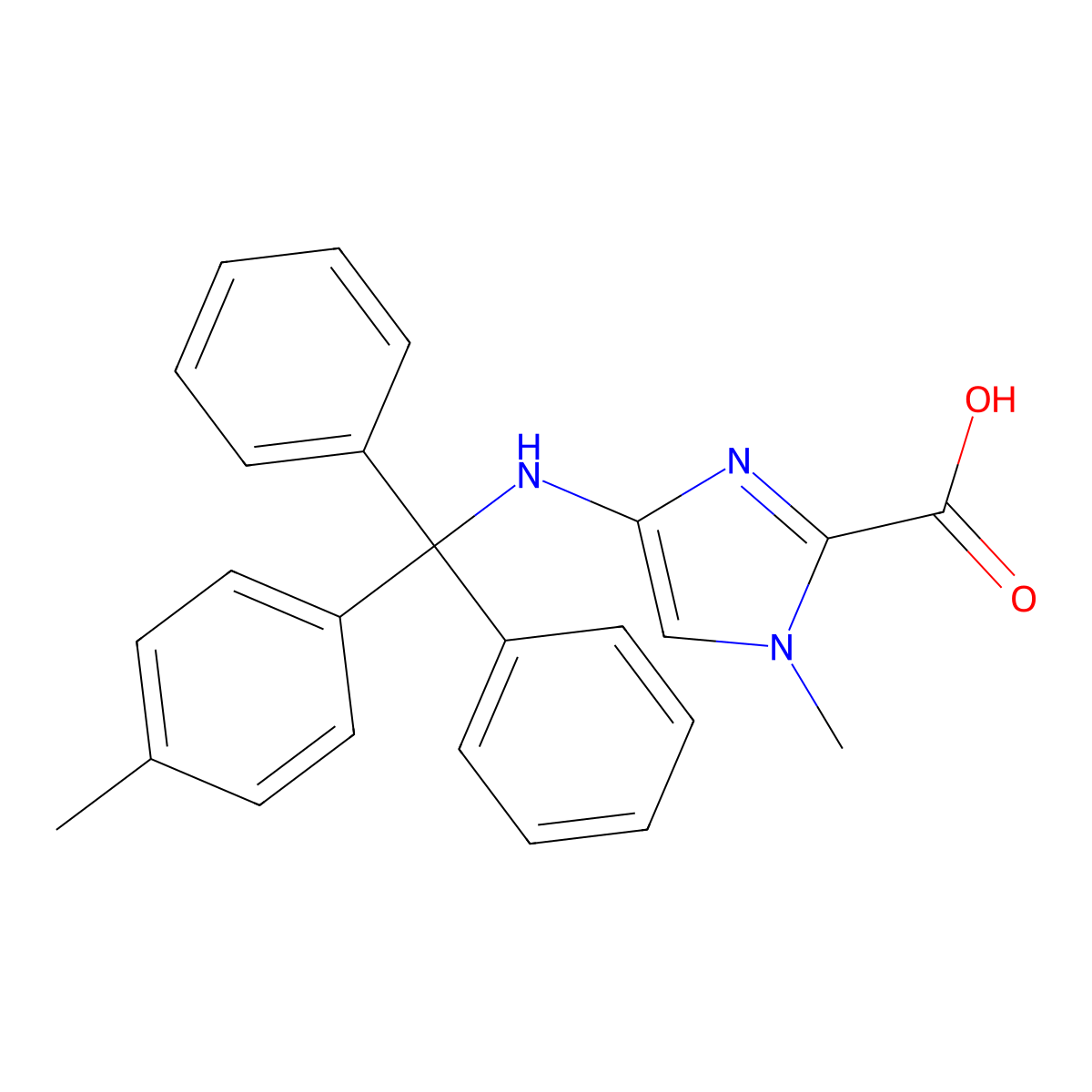 Mtt-ImidaZol-OH molecular structure, CAS 2413110-72-0