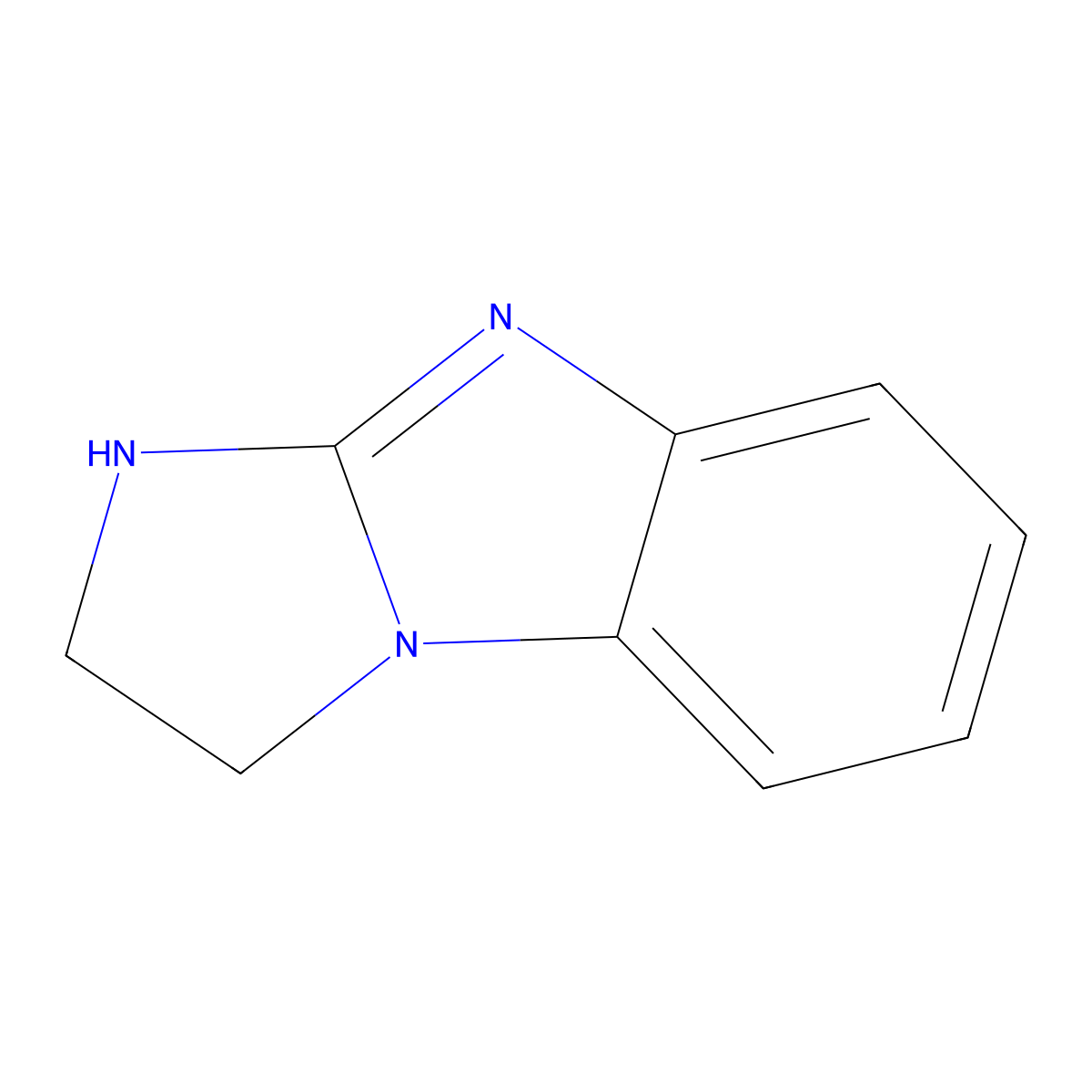 2,3-Dihydro-1H-benzo[d]imidazo[1,2-a]imidazole molecular structure, CAS 24134-26-7