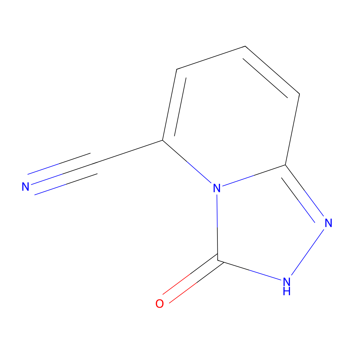 3-oxo-2H,3H-[1,2,4]triazolo[4,3-a]pyridine-5-carbonitrile molecular structure, CAS 2413738-83-5