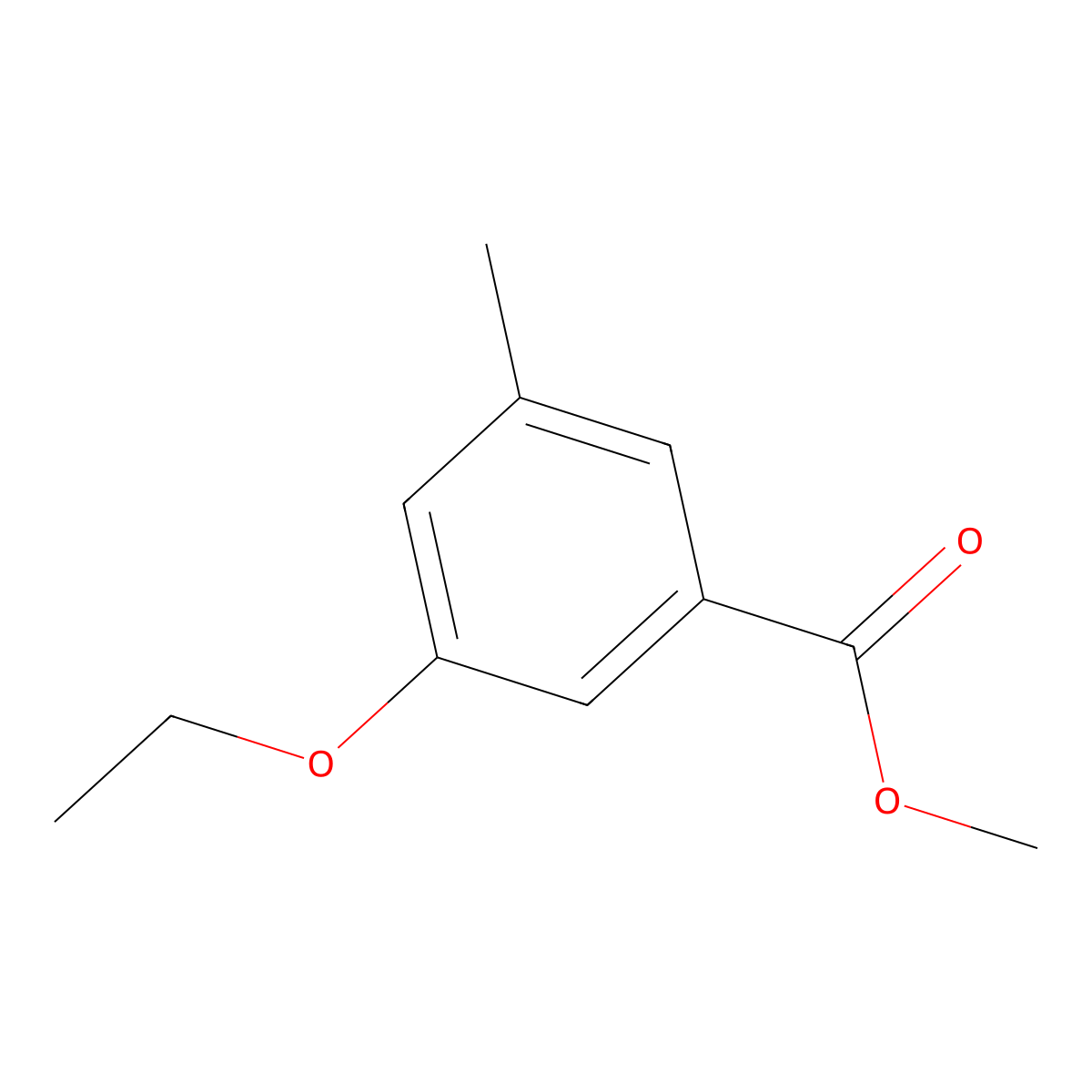 Methyl 3-ethoxy-5-methylbenzoate molecular structure, CAS 2413784-01-5